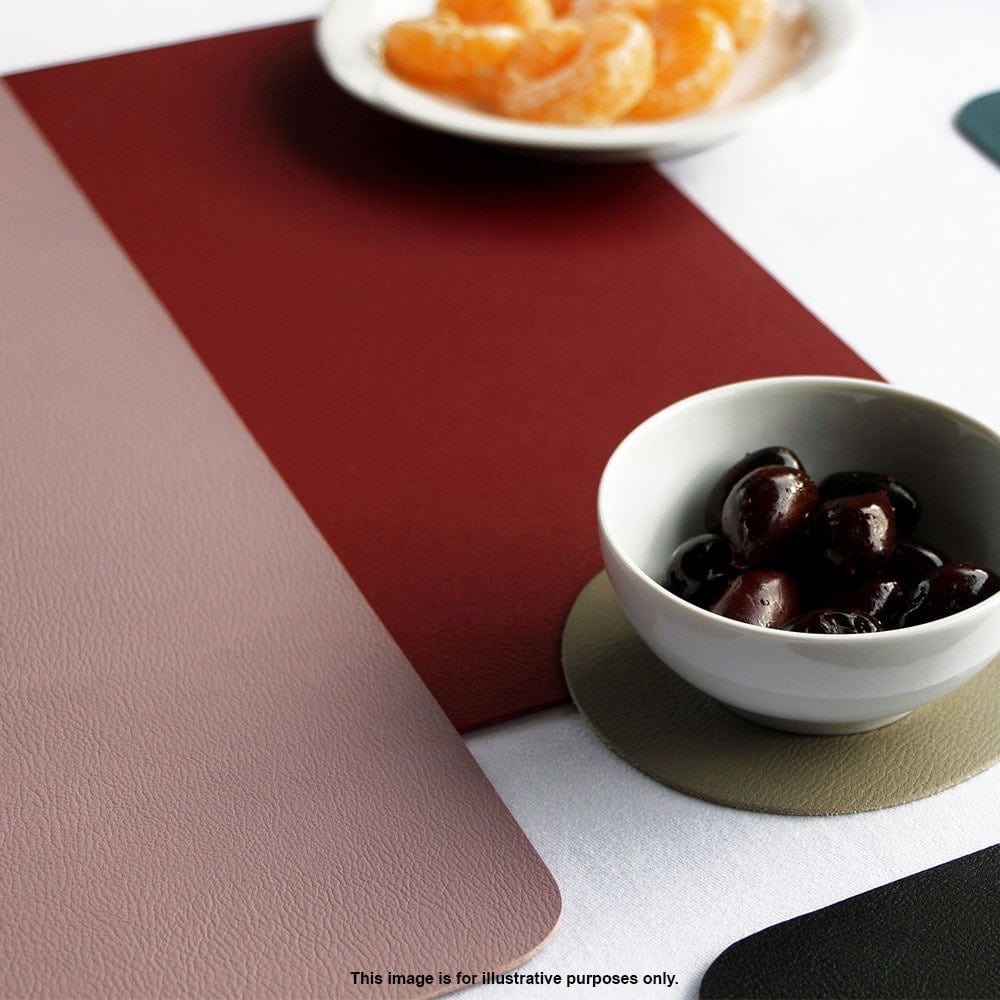 Ziczac Togo Faux Leather Placemat 45 x 30cm MyHouse